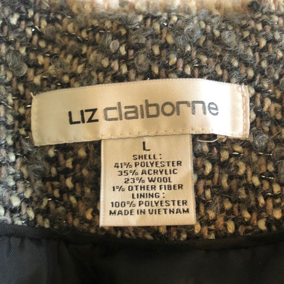 New Liz Claiborne Tweed Jacket - Picture 2 of 8